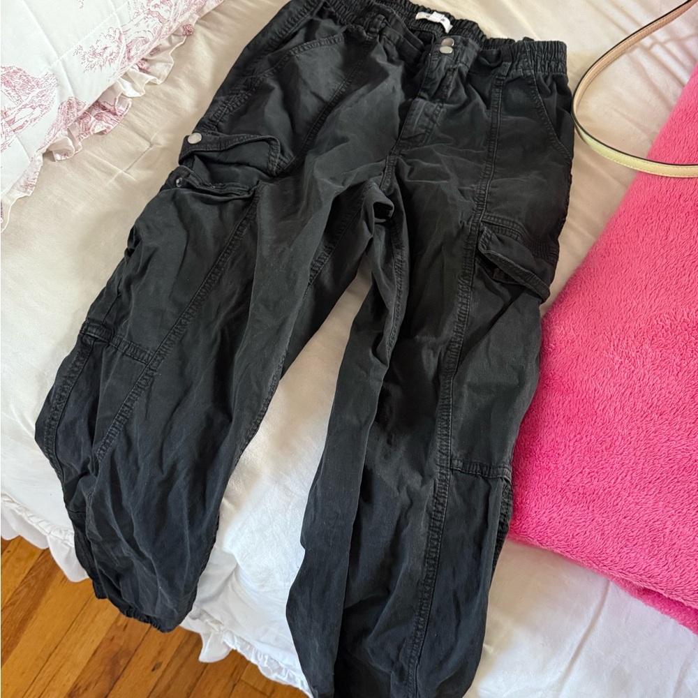 Women's Black Cargo Pants